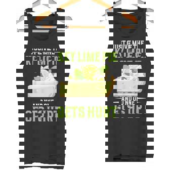 ベーカリーパイ デザート Give Me Baker Food Lover Key ライムパイ タンクトップ - Kawaiitshirt