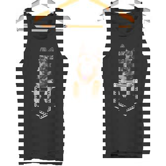 ポケットジャーマンシェパード タンクトップ - Kawaiitshirt