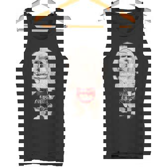 ムエタイキックボクシングチャンピオンとしてのマルチーズドッグ タンクトップ - Kawaiitshirt