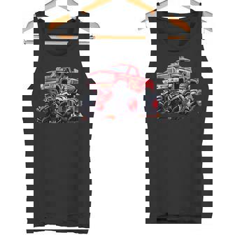 モンスタートラック 幼児用 キッズ レトロ ヴィンテージ モンスタートラック タンクトップ - Kawaiitshirt