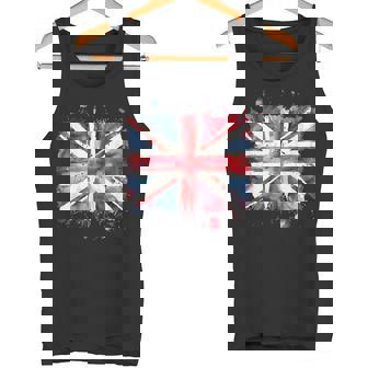 ユニオンジャック インクスタイル アート イギリス国旗 イギリス 国旗 イギリス タンクトップ - Kawaiitshirt