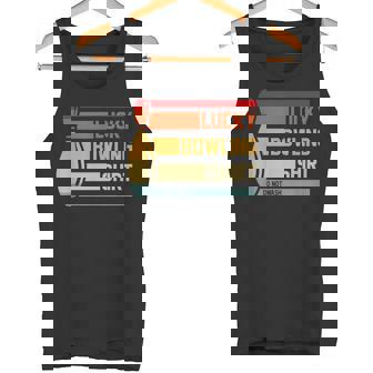 ラッキーボーリングシャツ おもしろボーリングトーナメントボウラーヴィンテージ タンクトップ - Kawaiitshirt