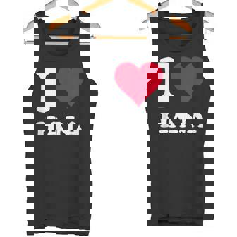 レッドハート I Love Hana タンクトップ - Kawaiitshirt