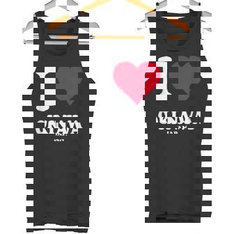 レッドハート I Love 沖縄 タンクトップ - Kawaiitshirt