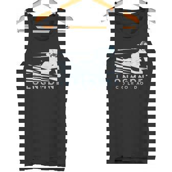 レトロ スキー ロングモント コロラドイラスト ヴィンテージ スノー スキー タンクトップ - Kawaiitshirt