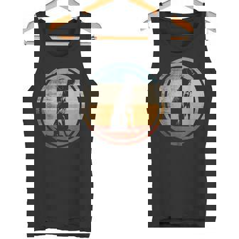 レトロなビンテージ デザインのワイマラナー犬 タンクトップ - Kawaiitshirt