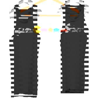 レトロヴィンテージ80年代アーケードゲームインベーダーマッシュアップ タンクトップ - Kawaiitshirt
