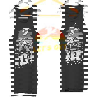 レトロヴィンテージスキー Let's Get High 長袖tシャツ タンクトップ - Kawaiitshirt