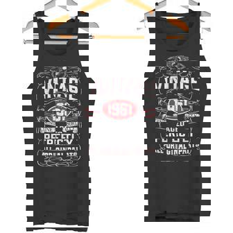 ヴィンテージ 1961 還暦 62歳 1961年生まれ タンクトップ - Kawaiitshirt