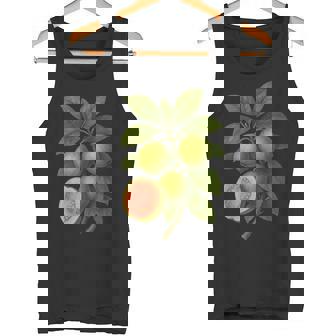 ヴィンテージ ボタニカル グアバ 自然 フルーツ アートプリント タンクトップ - Kawaiitshirt