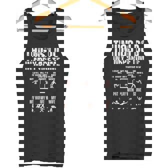 余暇にすること愛妻が大好き タンクトップ - Kawaiitshirt