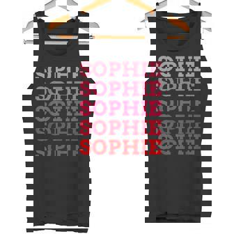 名前入りophie I Loveophie ヴィンテージ タンクトップ - Kawaiitshirt