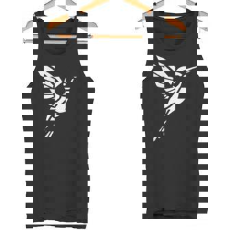 小さなシンプルなミニマリストかわいいハチドリ鳥ハチドリ タンクトップ - Kawaiitshirt