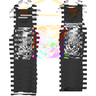 敵対的 アンチフェイシャル認識 カモフラージュ インビジビリティ タンクトップ - Kawaiitshirt