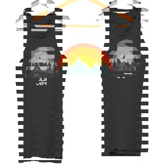 日没のジュラ山脈とハイマートカントン タンクトップ - Kawaiitshirt