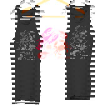 海洋生物、ロブスター、カニ、エビ、カミ、海洋、シーフード タンクトップ - Kawaiitshirt