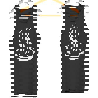 温泉マーク・白 ホワイト（アイラブ 温泉／お風呂 大好き）銭湯 サウナ 記号 お土産 旅行 面白 タンクトップ - Kawaiitshirt