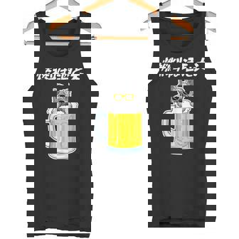 燃料は酒 ヨークシャーテリア グッズ 犬好き おもしろ 面白い ネタ 笑える 飲み会 タンクトップ - Kawaiitshirt