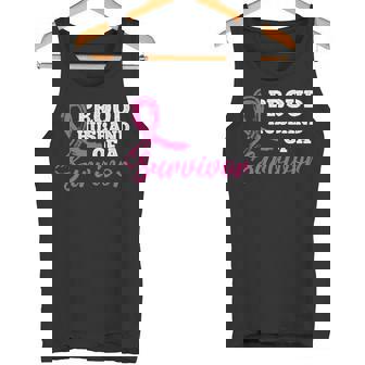 生存者の乳がん啓発の誇り高き夫。 長袖tシャツ タンクトップ - Kawaiitshirt