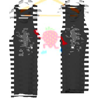 皮肉なイチゴランニングマラソン趣味のランナー タンクトップ - Kawaiitshirt