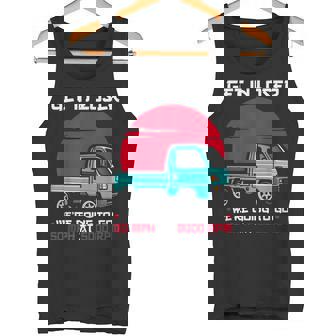 軽トラックジャパン ミニトラック Get In Loser 日本トラック タンクトップ - Kawaiitshirt