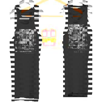 鉄道市場メークロン ヴィンテージ タイ レトロな列車 タンクトップ - Kawaiitshirt