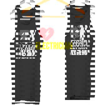 電気技師の夫が大好き タンクトップ - Kawaiitshirt