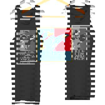 面白tシャツ 海 シャチ おもしろ かわいい グッズ 服 ネタ メンズ オリジナル 夏 生き物 レトロ タンクトップ - Kawaiitshirt