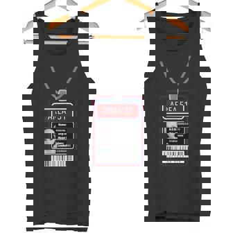 面白いfエリア 51 宇宙人 Idパス ハロウィンコスチューム タンクトップ - Kawaiitshirt