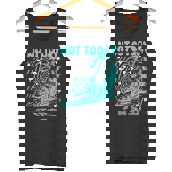 面白いptsd啓発リラックス猫は今日ではありません タンクトップ - Kawaiitshirt