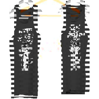 面白いtシャツ シベリアンハスキー メンズ 犬 わんこ グッズ かわいい おもしろ 面白い 服 ネタ 子供 タンクトップ - Kawaiitshirt