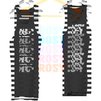 面白いギフト名 Rosy パーソナライズ 名前 タンクトップ - Kawaiitshirt