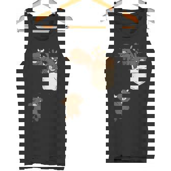 面白いバッファローバイソンかわいい遊び。 タンクトップ - Kawaiitshirt