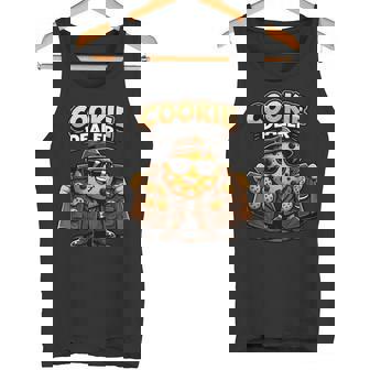 面白くて愛らしいクッキーディーラーかわいい漫画のパン屋 タンクトップ - Kawaiitshirt