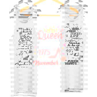 1975年11月 誕生日 この女王は1975年11月に生まれました タンクトップ - Kawaiitshirt