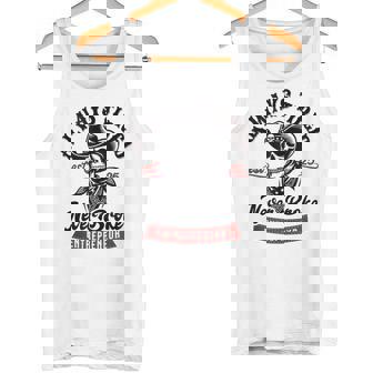 Always Tired Not Broke Skull Cowboy Grind Hustle Tank Top Tank Top | Mazezy