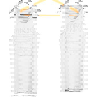 Apple Pie Nutrition Facts Food Matching Family Thanksgiving Tank Top | Mazezy