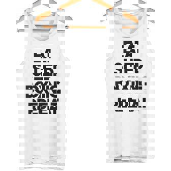 Boxeo Divertido Comer Dormir Boxeo Repetir In Mangas Camiseta sin mangas - Regaloses