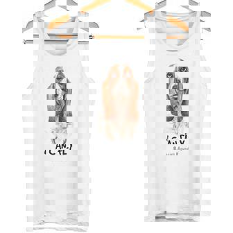 I Can Fly バセットハウンド タンクトップ - Kawaiitshirt