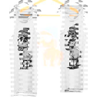 Cheval Drôle Detyle Rétro – Poney Humoristique De La Ferme Débardeur e - Cadeauxyz