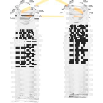 Choose Life 前面と背面の両面デザイン タンクトップ - Kawaiitshirt