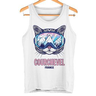 Courchevel Masque Deki Pour Chat Panorama De Montagne Débardeur e - Cadeauxyz