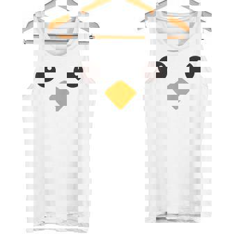 Cute Yellow Chick Face Costume For Kids And Toddlers Tank Top | Mazezy