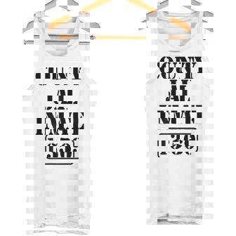 Detenuto Della Contea Costume Da Prigioniero Maglietta Divertente Canotta - Novitaregali