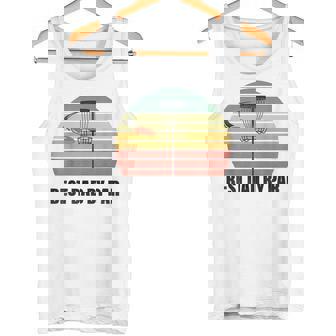 Disc Golf Shirts Men Best Dad By Par Flying Disc Golf Tank Top | Mazezy