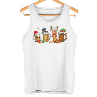 Divertidosasos De Cerveza Luces De Navidad Pijamas De Feliz Navidad Camiseta sin mangas - Regaloses