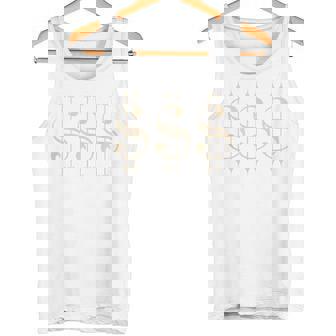 Dollar Sign In Grunge Alternative Emo Alt Goth Tattoo Style Tank Top | Mazezy