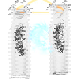 Dragon Abstrait Motif Peinture Illustration Animal Dragon Débardeur e - Cadeauxyz