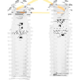 Drone Pilot & Equipment For Men Retro Vintage Grey Tank Top | Mazezy