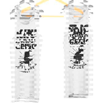 El Piano Es El Arte De Crearentimientos Con Teclas Pianista Camiseta sin mangas - Regaloses